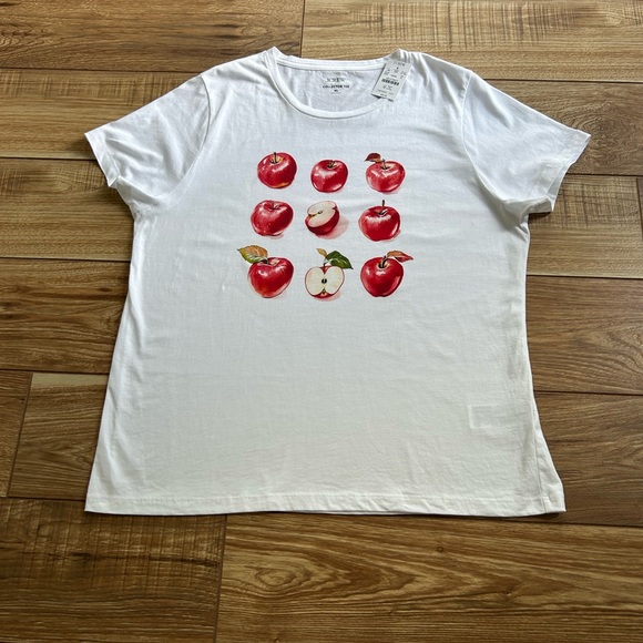 NWT J. Crew Apple Graphic Tee - Picture 11 of 16